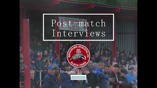 Postmatch Interviews vs Nithsdale Wanderers [upl. by Niggem]