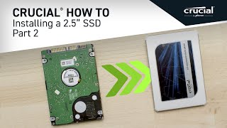 Part 2 of 4  Installing a Crucial® 25quot SSD Copy [upl. by Teodor]