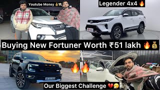 Buying New Fortuner Legender Worth ₹ 51 lakh 💸 From Youtube Money🔥💰 [upl. by Seraphim]