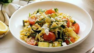 Lemon Orzo Pasta Salad [upl. by Noet]