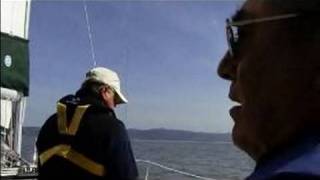 How to Sail a Sailboat  How to Jibe a Sailboat [upl. by Awhsoj]