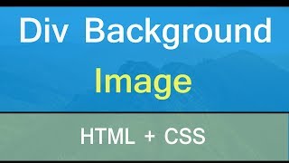 Set background image in div box using html and css  css div box container [upl. by Sidnarb]