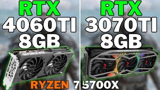 RTX 4060 TI vs RTX 3070 TI  Será que tem grande diferença entre as duas [upl. by Omura]