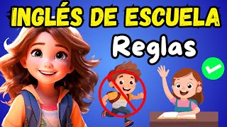 Cómo se Pronuncian Reglas Escolares Listen raise your hand etc en Inglés  KNinglés KIDS [upl. by Derwin]