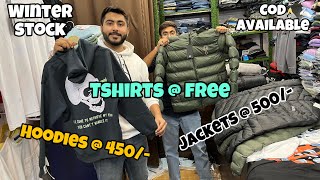 Cheapest Retail Store  Jackets 500 Hoodies 450 Tshirts Free  COD Available [upl. by Enelcaj]