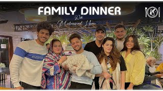 Dinner with family  first time outing with Mhasan  minal appi ne bhe vlog banaya mera 🤪 [upl. by Ayahsey527]