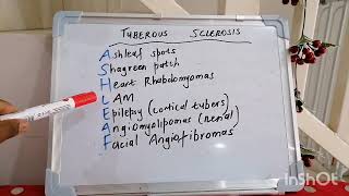 Mnemonic 9  Tuberous Sclerosis [upl. by Nerot]