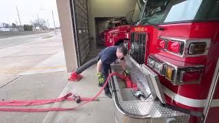 Archbold Fire Department Scorpion load for front bumper handline [upl. by Louise]