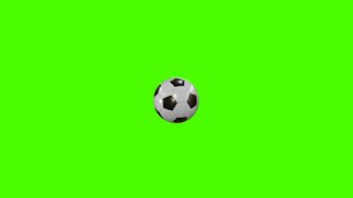 Green Screen 3D Soccer Ball Hitting the Screen [upl. by Gib]