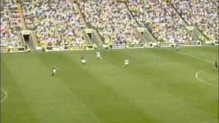 Henrik Larsson chipped goal for Celtic against rangers [upl. by Phelgen319]