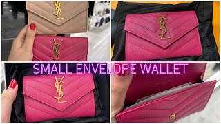 Unboxing กระเป๋าสตางค์ YSL SMALL ENVELOPE WALLET delivery จาก shop  Fernnymuk [upl. by Supple]