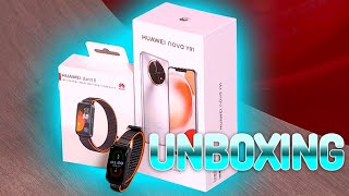 Unboxing du Huawei Nova Y91 et Bracelet Connectée Band 8 [upl. by Krause]