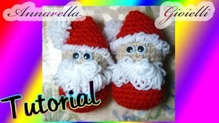 Tutorial amigurumi  Babbo Natale uncinetto  How to crochet Santa Claus SUB ENG [upl. by Botti]