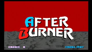 After Burner  Arcade Full Playthrough  SEGA 1987 HD [upl. by Akinom45]