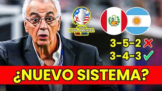 PERÚ SE JUEGA LA CLASIFICACIÓN ANTE ARGENTINA  POSIBLE ONCE DE JORGE FOSSATI ¿ADIÓS 352 [upl. by Ahsiki]