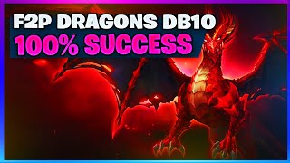 SAFEST 100 F2P TEAM DRAGONS DB10 in Summoners War [upl. by Nueoras]