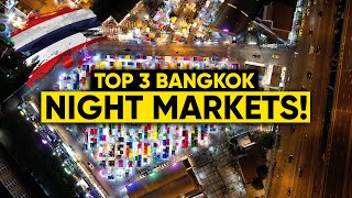 The BEST Night Markets in BANGKOK [upl. by Krause640]