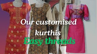 our customised kurthiskurthidesign kurtidesignlatest kurti designskurti design 2023collage wear [upl. by Einahpit688]