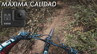 📸 MEJOR CONFIGURACION GoPro para MTB  MÁXIMA CALIDAD 💯 [upl. by Kalbli]