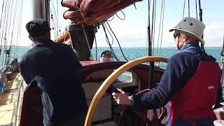 Schooner sailing in the English Channel August 2021 [upl. by Davita]