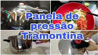 Panela de Pressão Solar Tramontina  Como usar Informações importantes  receita [upl. by Hillegass34]