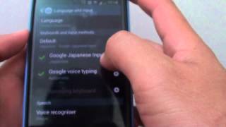 Samsung Galaxy S4 How to Switch to Japanese Keyboard [upl. by Akel437]