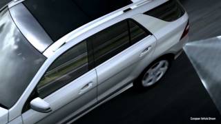 Blind Spot Assist Vehicle Safety Technology  MercedesBenz 2013 MLClass [upl. by Ttevi]