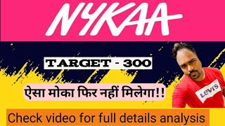 Nykaa latest news Nykaa latest target Nykaa full analysis [upl. by Handel480]