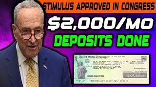 NEW BILL APPROVED 2000 NEW DIRECT DEPOSIT DONE  EXACT DATES CONFIRMED BY BIDEN FOR SSI SSDI amp VA [upl. by Skcirdnek630]