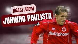 A few career goals from Juninho Paulista [upl. by Retswerb]