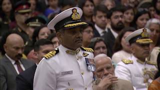 President Kovind presents Shaurya Chakra to Captain TS P Rajkumar [upl. by Janey627]