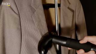 How To Steam A Suit Jacket Grey  Fridja Professional Garment Steamers School [upl. by Erikson]