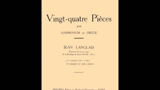 Jean Langlais  24 Pièces VII Choral [upl. by Maure]