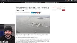 Virginia Issues Lockdown until JUNE Maryland Issues INDEFINITE Lockdown [upl. by Reinhart923]