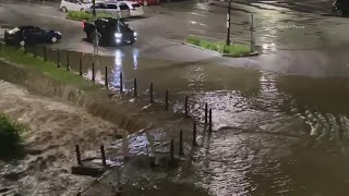 Severe storms bring flooding to Ellicott City again [upl. by Nwahsed]