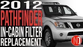 Nissan Cabin Filter  2012 Nissan Pathfinder  Nissan Doctor [upl. by Aiz419]