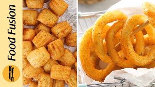 2 Crispy Potatoes Snacks Recipes by Food Fusion [upl. by Lilybelle]