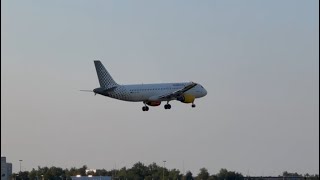 Vueling A320 landing at Schiphol [upl. by Laughry]