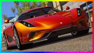 NEW GTA ONLINE DLC VEHICLE THAT WOULD BE PERFECT  OVERFLOD HYPERCAR ENTITY KOENIGSEGG REGERA [upl. by Neila404]