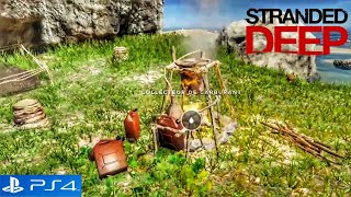 DISTILLATEUR DE CARBURANT  Fonctionnement amp Récolte dessence Stranded Deep  Ps4 [upl. by Anert]