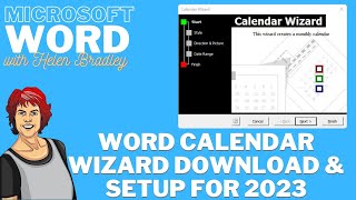 Word Calendar Wizard  Setup to work in 2023 READ THE PINNED COMMENT FOR NEW DOWNLOAD LINK [upl. by Ferrell]