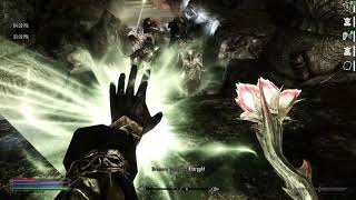 NexGen Skyrim  Boss Fight at Reachwater Rock Gauldur amulet Pure Mage on Legendary Difficulty [upl. by Tugman498]