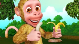 Bandar Mama Aur Kele  Hindi Rhymes for Children  Infobells [upl. by Varden617]