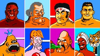 Mike Tysons PunchOut NES  All Bosses Plus MR DREAM [upl. by Fabiolas]