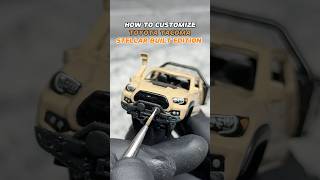 HOW TO CUSTOMIZE TOYOTA TACOMA ​⁠stellarbuilt EDITION hotwheels toyota tacoma diy custom [upl. by Chrisy29]