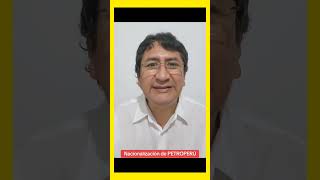 VLADIMIR CERRON REAPARECE HABLANDO SOBRE LA NACIONALIZACIÓN DE PETROPERU [upl. by Womack]