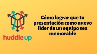 Cómo lograr que tu presentación como nuevo líder de un equipo sea memorable [upl. by Noitna]