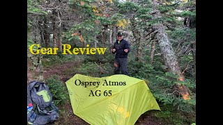 Osprey Atmos AG 65 Backpack Review [upl. by Brietta]