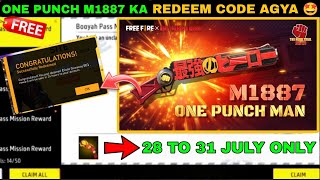 FREE FIRE REDEEM CODE TODAY 29 JULY REDEEM CODE FREE FIRE  FF REDEEM CODE TODAY 29 JULY [upl. by Sadira]