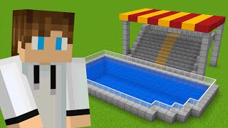 Minecraft 15 Aqua Park Build Hacks [upl. by Orin]